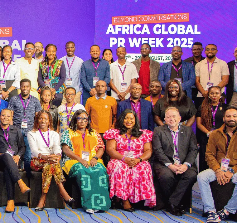The Africa PR Week community together at the 2025 summit