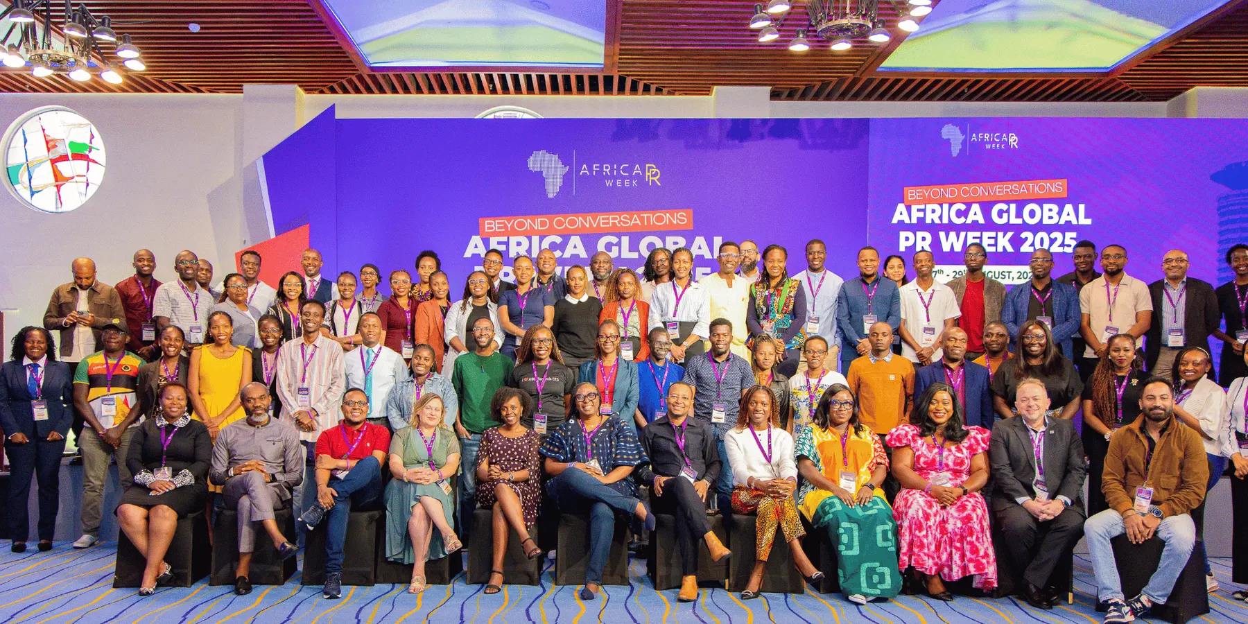 The Africa PR Week community together at the 2025 summit